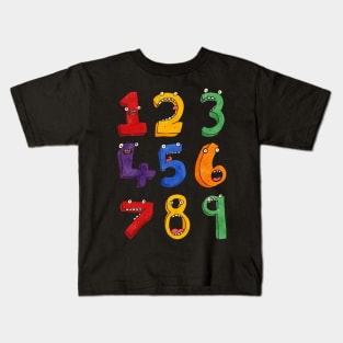 Numberblocks - Funny Numbers for kids Kids T-Shirt